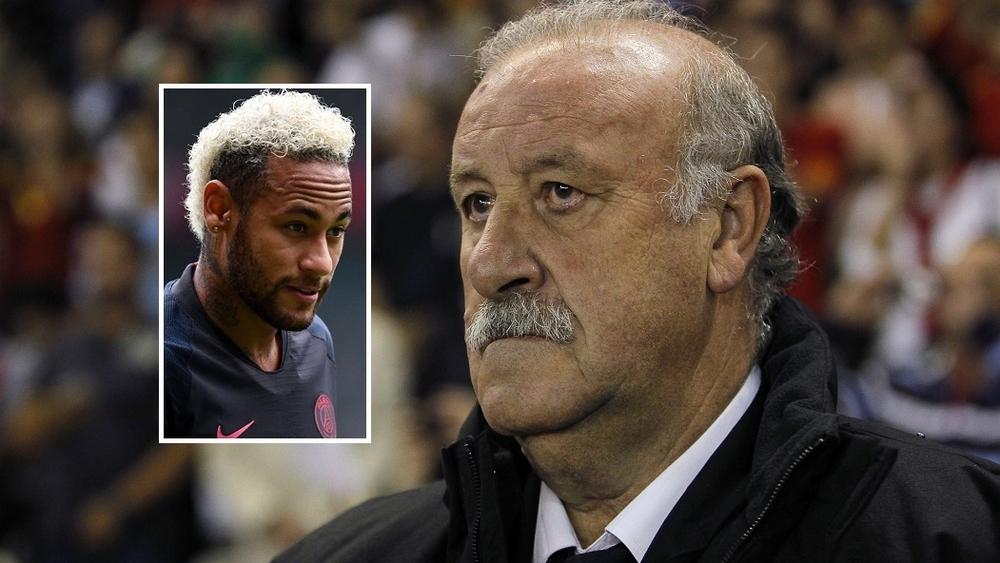 ديل بوسكي: "لو كنت مدربا لفريق معين لرفضت التعاقد مع نيمار.. تعامل بشكل سيء جدا مع برشلونة"