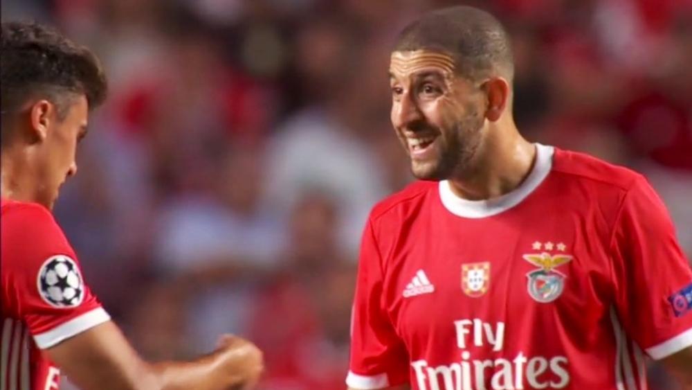 تاعرابت يخطف الأضواء رغم خسارة بنفيكا أمام لايبزيغ