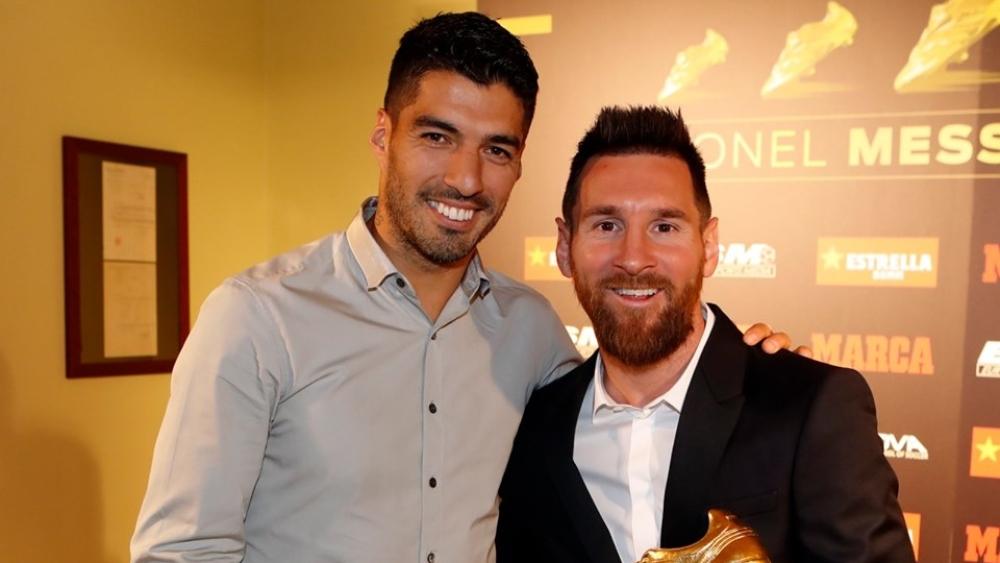 سواريز يفصح لميسي عن أول طلب بعد الحصول على الحذاء الذهبي