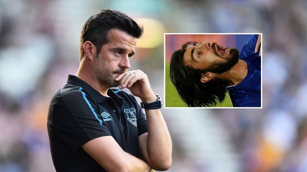 مدرب إيفرتون: "سلامة جوميز تعرض للخطر.. لقد ذهب إلى المستشفى"