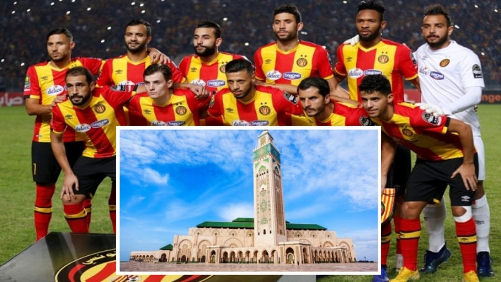 لاعبو الترجي التونسي أدوا صلاة الجمعة في مسجد "الحسن الثاني" بالدارالبيضاء
