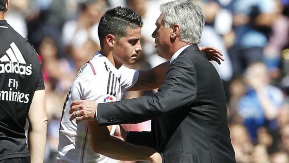 أنشيلوتي مُهتم بجلب خاميس رودريجيز لإيفرتون