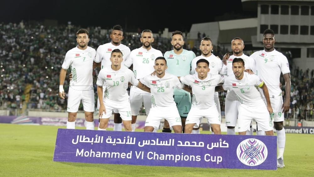 التشكيلة الرسمية للرجاء أمام شبيبة القبائل الجزائري