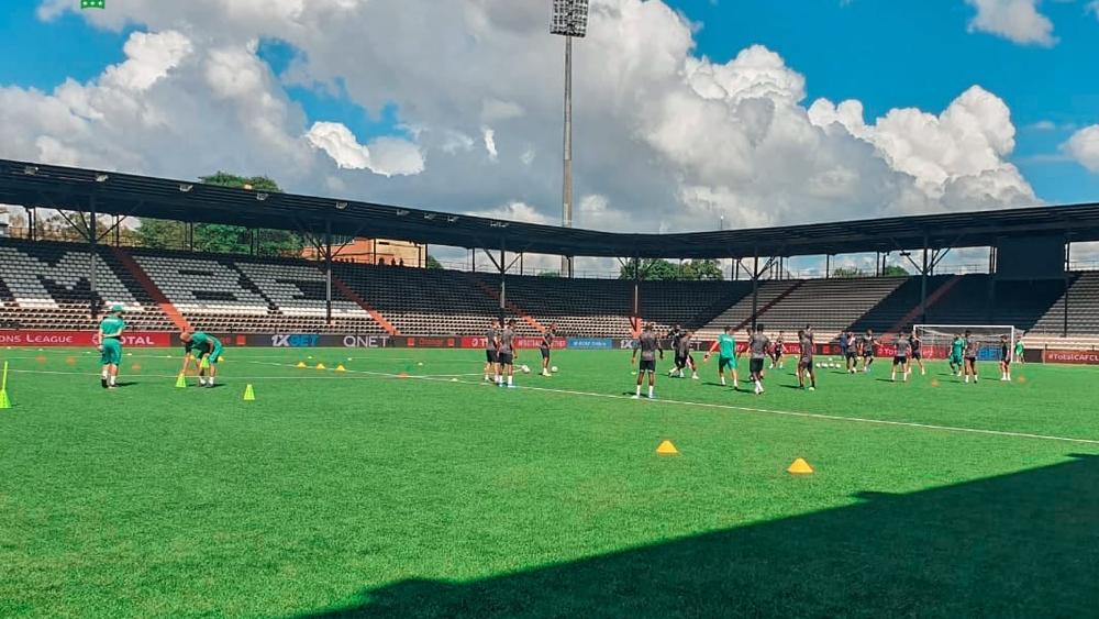 الرجاء يخوض آخر حصة تدريبية في الكونغو قبل مواجهة مازيمبي