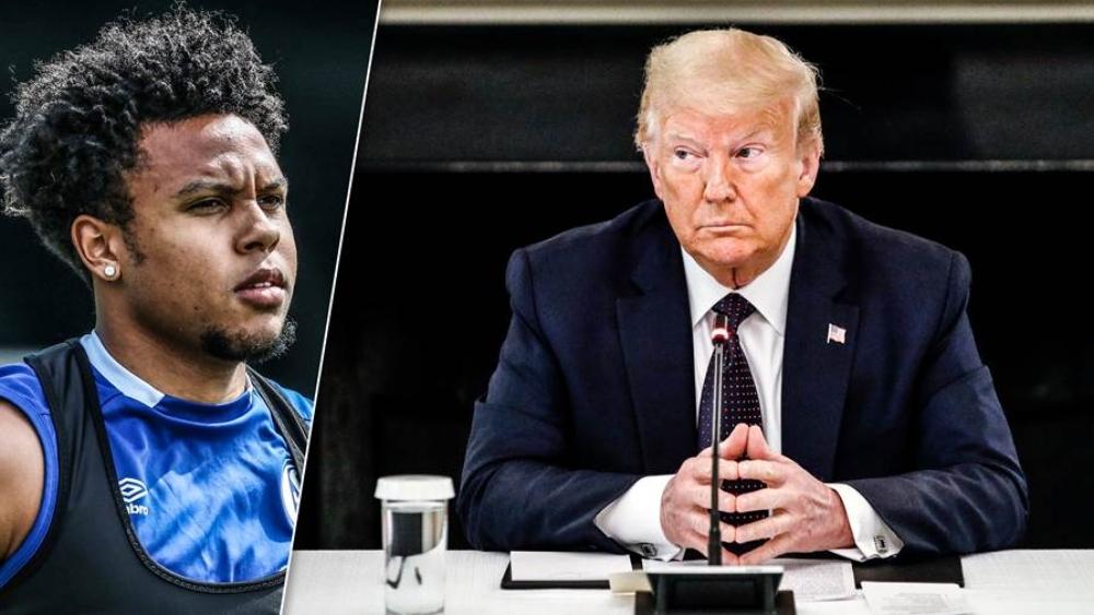 الدولي الأمريكي "ويستون ماكيني" لاعب شالكه يهاجم دونالد ترامب ويصفه بـ"العنصري و الجاهل"..!