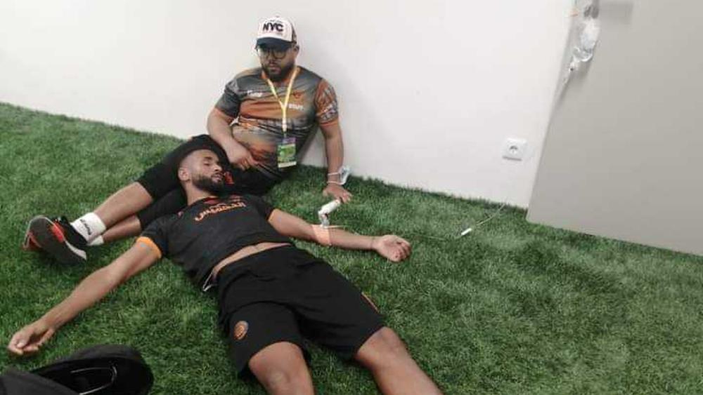 العربي الناجي يدخل في "حالة إغماء" بسبب صعوبة الظروف المناخية في الكاميرون