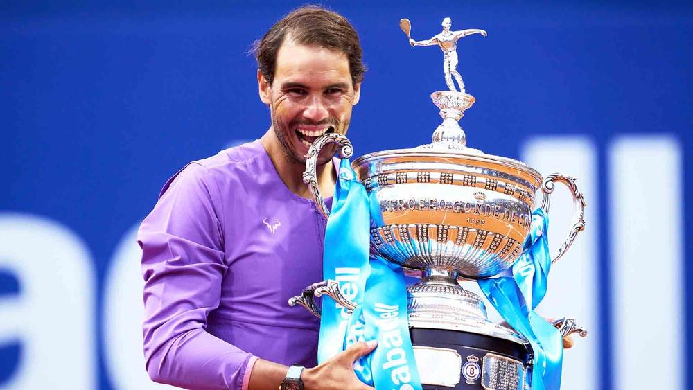 نادال يتوج بلقب بطولة برشلونة للمرة الـ12 في مسيرته من أصل 12 مشاركة