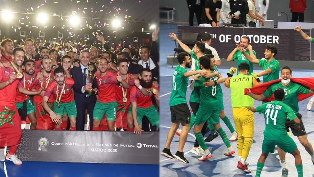 بعد اكتساحهم قبل سنة (5-0) في العيون وتتويجهم بكأس أفريقيا.. "أسود القاعة" يؤكدون تفوقهم على مصر بعودتهم بـ"كأس العرب" من أرض "الفراعنة"