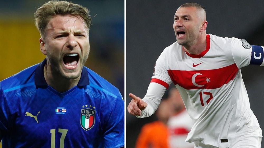 تشالهان أوغلو وبوراك يلماز يقودان تركيا في "افتتاح اليورو".. مانشيني يدفع بإيموبيلي وإنسيني في الهجوم