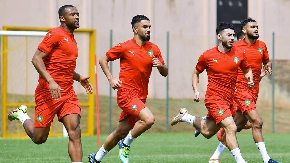 المنتخب المغربي يخوض حصة لإزالة العياء عشية اليوم بعد تأهله لربع نهائي "الكان"