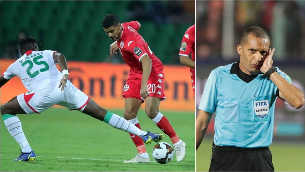 المغربي رضوان جيد تدخل في مناسبتين لإنصاف تونس أمام بوركينا فاسو وحكم الوسط كان له رأي آخر في "ركلة الجزاء"