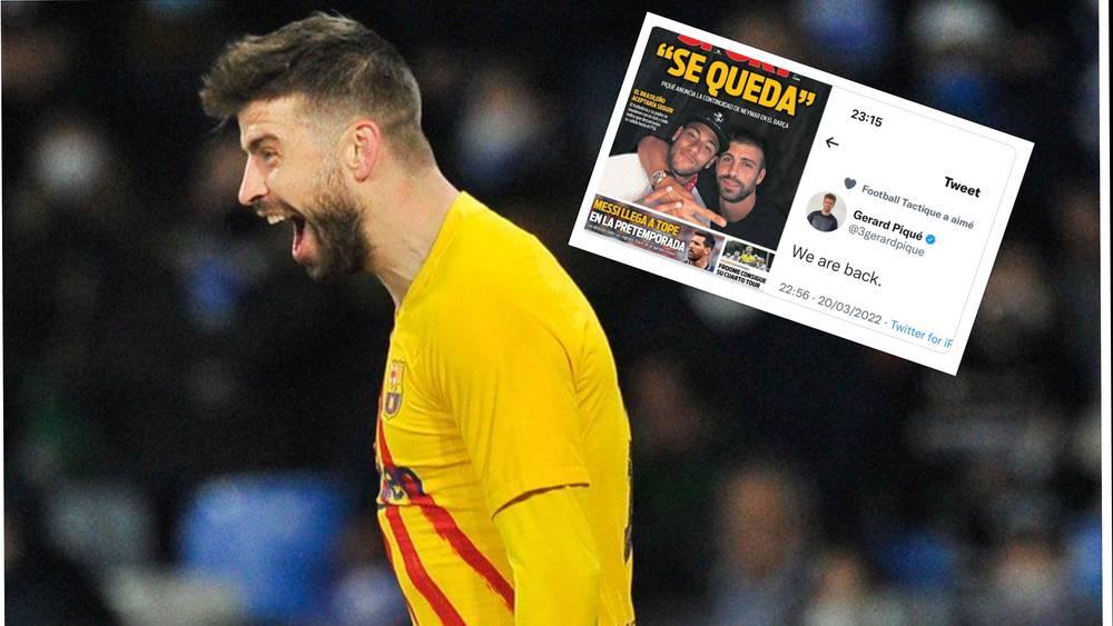 وكيل أعمال بنزيما يُذكِّر بيكي بتغريدته حول نيمار بعد احتفال مدافع برشلونة بالفوز بـ"الكلاسيكو"