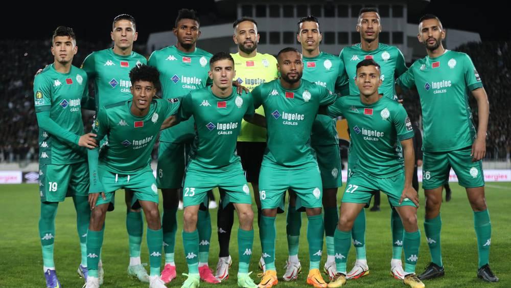 الرجاء بالقميص الأخضر أمام الأهلي المصري