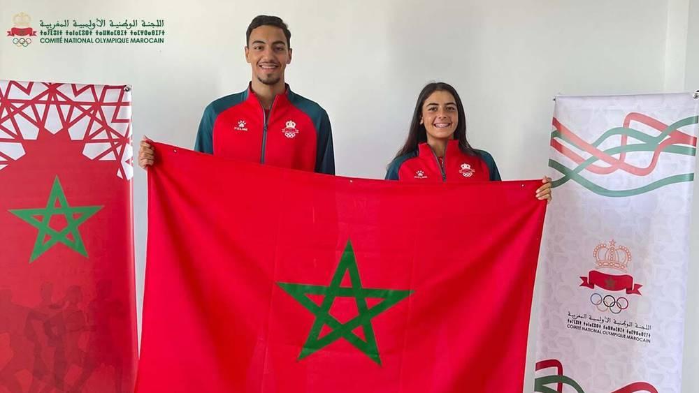 دورة الألعاب المتوسطية/ اللجنة الأولمبية الوطنية تختار لاعبة التنس "العوني" ولاعب الكراتي "سريتي" لحمل العلم المغربي في حفل الافتتاح