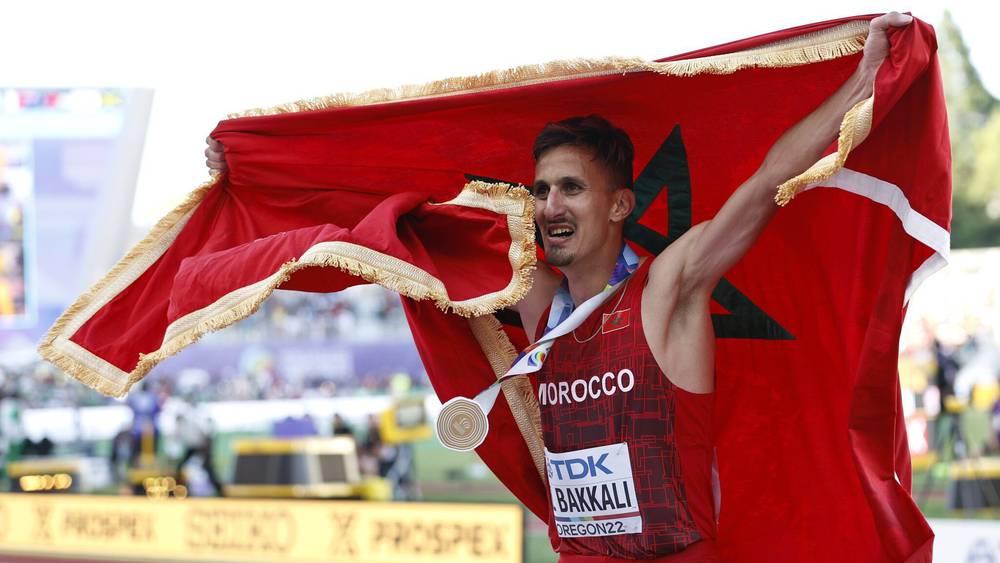 البقالي: "السرعة النهائية سر فوزي بذهبية بطولة العالم وتتويجي ثمرة عمل متواصل منذ سنتين"