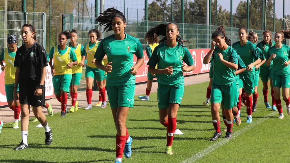 Deuxième séance d'entraînement des Lioncelles de l'Atlas