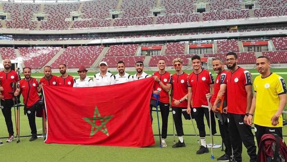 المنتخب المغربي لـ"مبتوري الأطراف" في المجموعة الرابعة لكأس العالم "تركيا 2022" رفقة البرازيل وإيران وإيرلندا