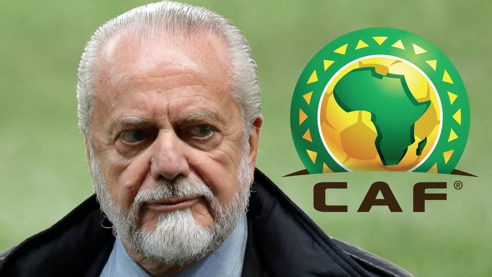 "الكاف" يدين تصريحات رئيس نابولي بشأن اللاعبين الأفارقة ويصفها بـ"غير المقبولة" ويطالب "اليويفا" بفتح تحقيق تأديبي ضده