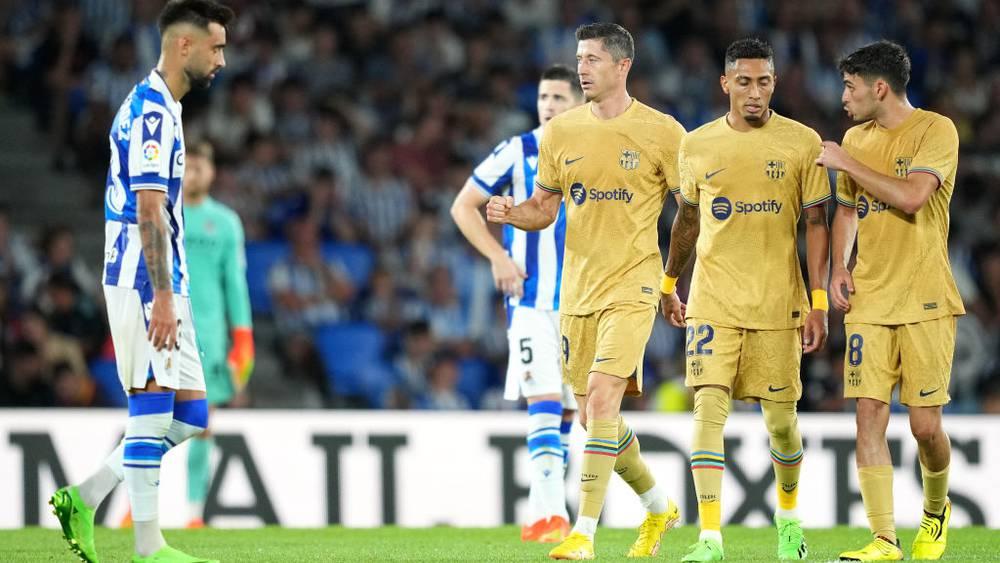 الدوري الإسباني/ ليفاندوفسكي يسجل "ثنائيته الأولى" وبرشلونة يقص شريط الانتصارات برباعية في ملعب "أنويتا"