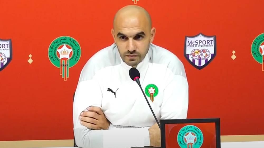 الركراكي: "لم أر ما قاله حمد الله لكنني سمعته ولم أقل أنني استبعدته لأنه لا يلعب.. لدينا 3 مهاجمين أريد متابعتهم ولن أظلم أي لاعب"