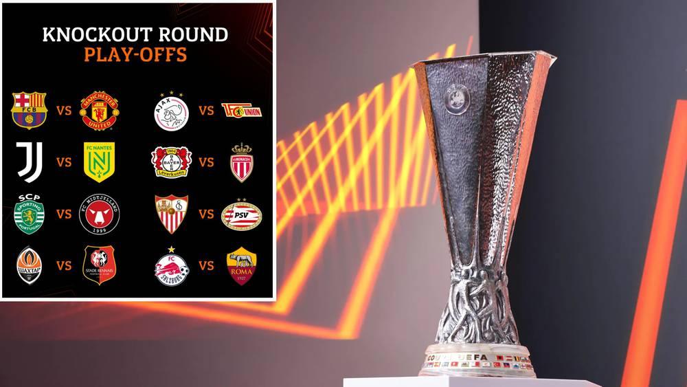 أبرزها مواجهة برشلونة ومانشستر يونايتد.. "اليويفا" يحدد توقيت وتاريخ إجراء مباريات "ملحق الدوري الأوروبي"