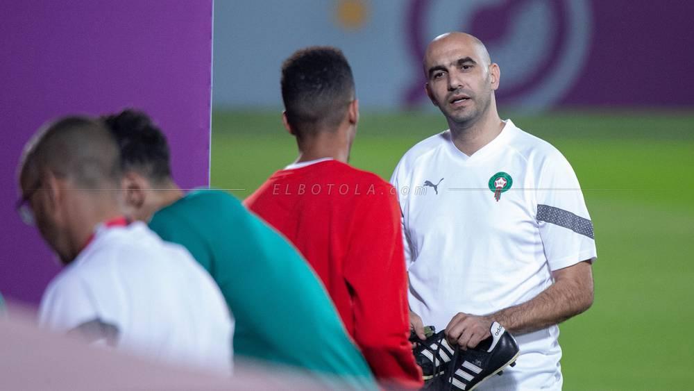 وليد الركراكي يبرمج حصة تدريبية جديدة غدا الإثنين (11:00 غرينيتش +1) بملعب "الدحيل" استعدادا لمواجهة كرواتيا