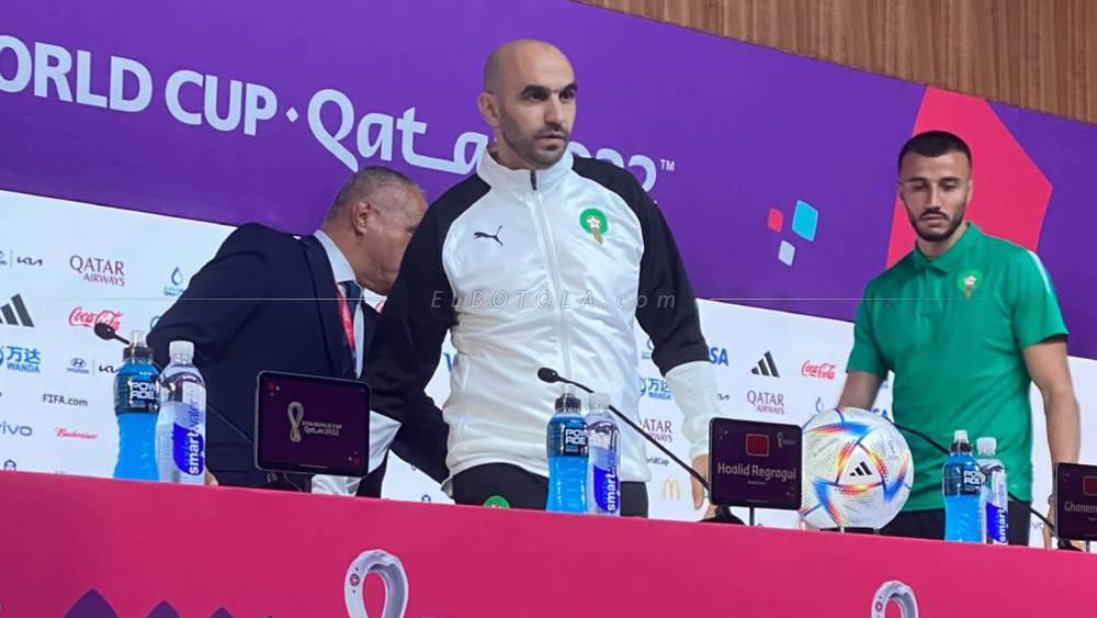 Mountakhab - Regragui : ''les Croates sont favoris''