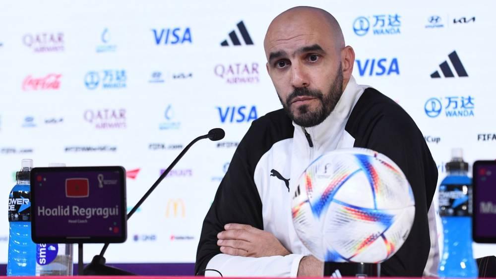 الركراكي: "البرتغال أحد أقوى المنتخبات العالمية.. سنقدم أقصى ما لدينا مرة أخرى أمامهم لخلق المفاجأة ودخول التاريخ"