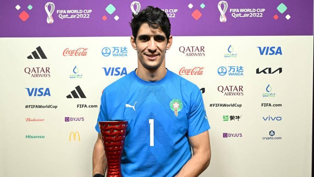 بونو يفوز بجائزة رجل المباراة للمرة الثانية توالياً في مقابلة المغرب والبرتغال