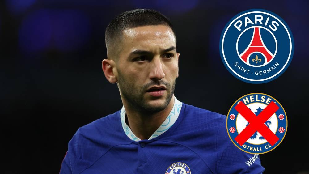 شبكة 'سكاي': "باريس سان جيرمان يقرر عدم التعامل مع تشيلسي مستقبلا بسبب فشل صفقة زياش"