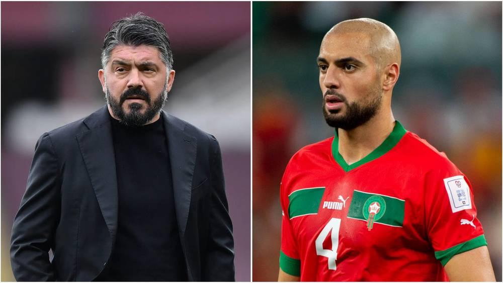 غاتوزو: "أرى نفسي في أمرابط الذي أثار حماسي في كأس العالم وهو أكثر لاعب يُشبهني"