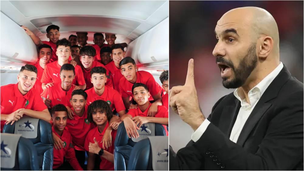 الركراكي للاعبي المنتخب المغربي لأقل من 17 سنة: "المشاركة في كأس أفريقيا تتطلب نكران الذات والتفكير في المجموعة"