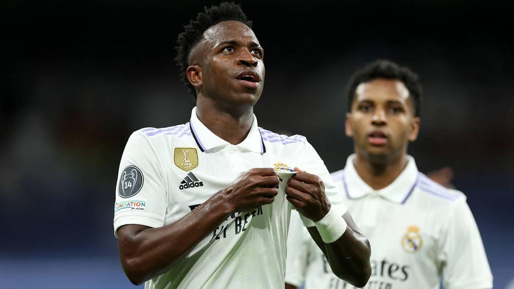 دوري الأبطال/ ريال مدريد يتفوق على مانشستر سيتي في الشوط الأول بهدف فينيسيوس (1-0)