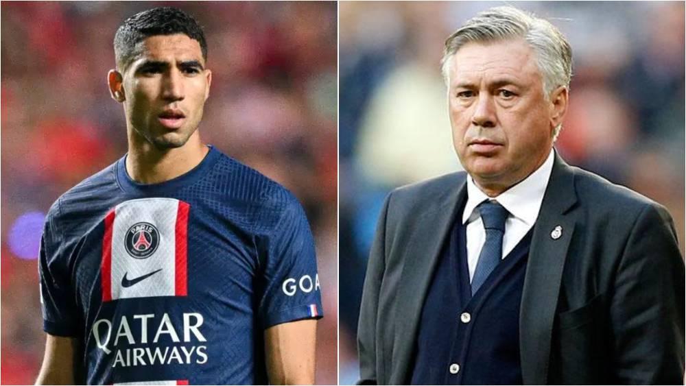 "موندو ديبورتيفو"/ أنشيلوتي يضع أشرف حكيمي ضمن أولوياته