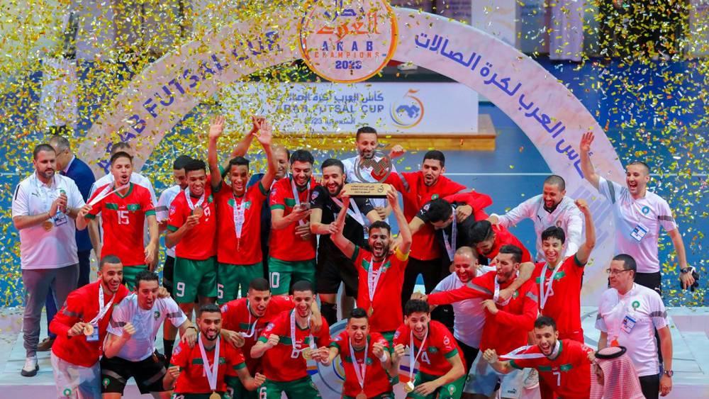 بـ3 ألقاب.. المنتخب المغربي الأكثر تتويجا بكأس العرب لـ"الفوتسال"