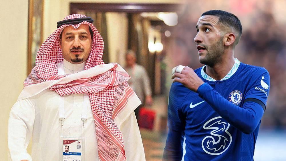 تقارير/ رئيس الاتحاد السعودي متواجد في لندن للتفاوض مع 3 لاعبين من تشيلسي من بينهم زياش
