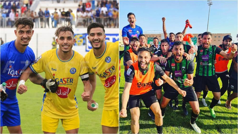 رئيس الجامعة فوزي لقجع يهنئ فريقي نهضة الزمامرة ويوسفية برشيد بعد تحقيقهما العودة إلى القسم الأول من البطولة الاحترافية