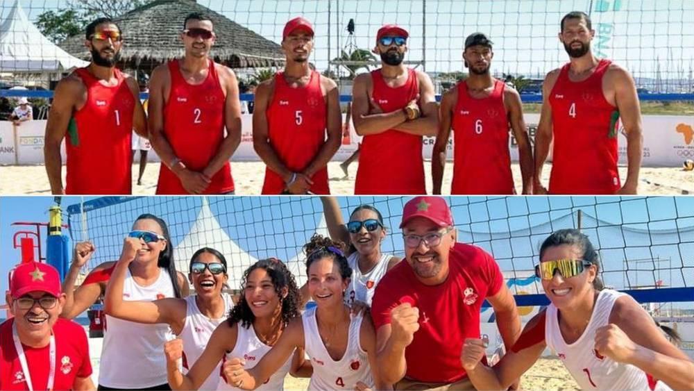 Beach-volley - Le Maroc remporte les Jeux Africains de plage