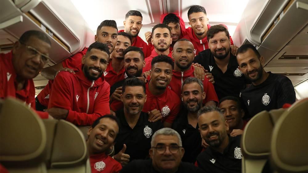 بعثة الوداد تشد الرحال صوب الكوت ديفوار تأهبا لمواجهة أسيك ميموزا في عصبة الأبطال