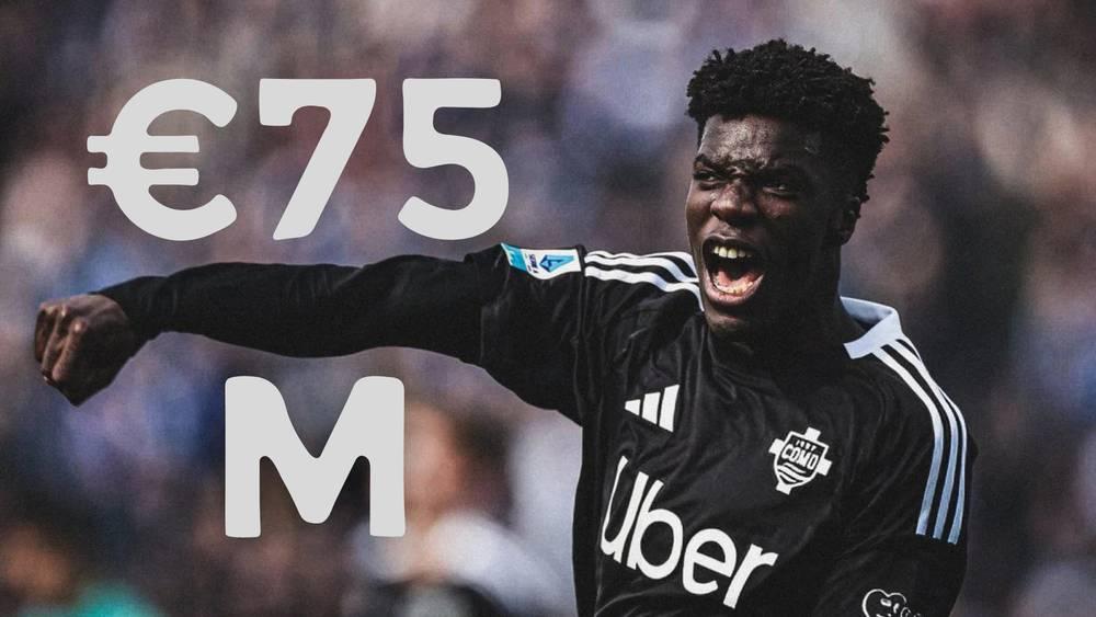 مستقبل أسان دياو يثير جنون الأندية الكبرى.. وكومو يحدد سعره بـ 75 مليون يورو